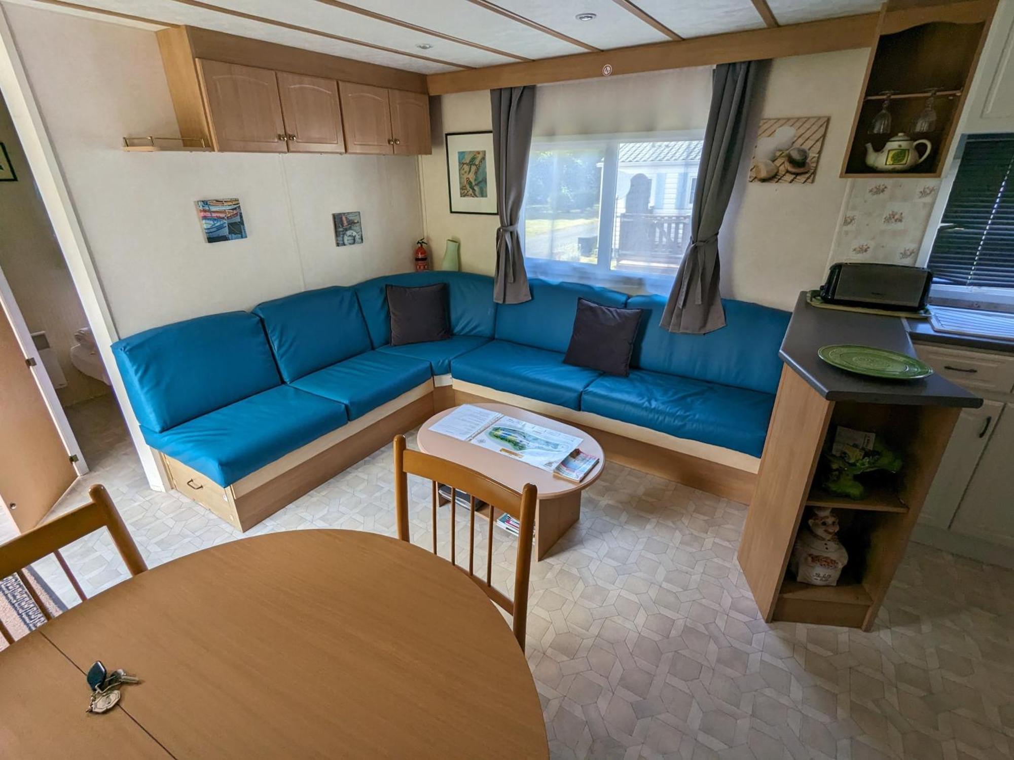 Grand Mobilhome 4 Pers 2025 - Granit Rose - Piscine Kermaria-Sulard Exteriör bild
