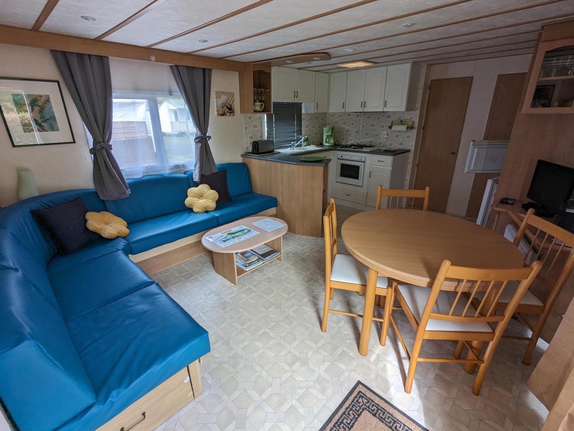 Grand Mobilhome 4 Pers 2025 - Granit Rose - Piscine Kermaria-Sulard Exteriör bild